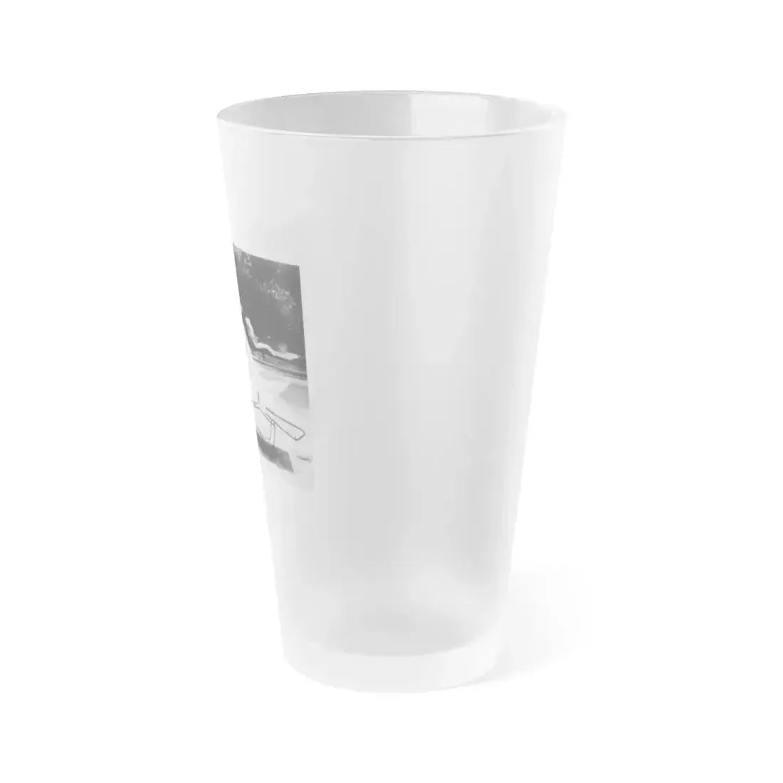 Ann Robinson #13 (Vintage Female Icon) Frosted Pint Glass 16oz - Go Mug Yourself