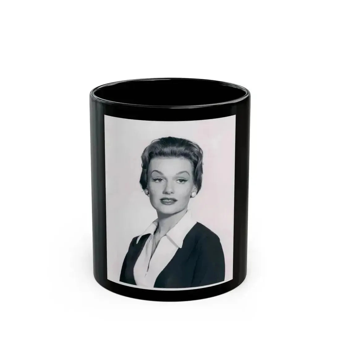 Ann Robinson #14 (Vintage Female Icon) Black Coffee Mug 11oz - Go Mug Yourself