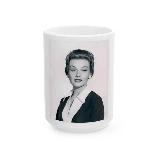 Ann Robinson #14 (Vintage Female Icon) White Coffee Mug 15oz - Go Mug Yourself