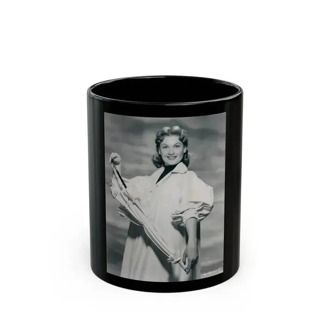 Ann Robinson #15 (Vintage Female Icon) Black Coffee Mug 11oz - Go Mug Yourself