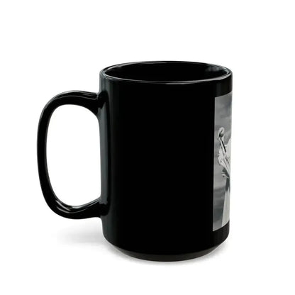Ann Robinson #15 (Vintage Female Icon) Black Coffee Mug - Go Mug Yourself