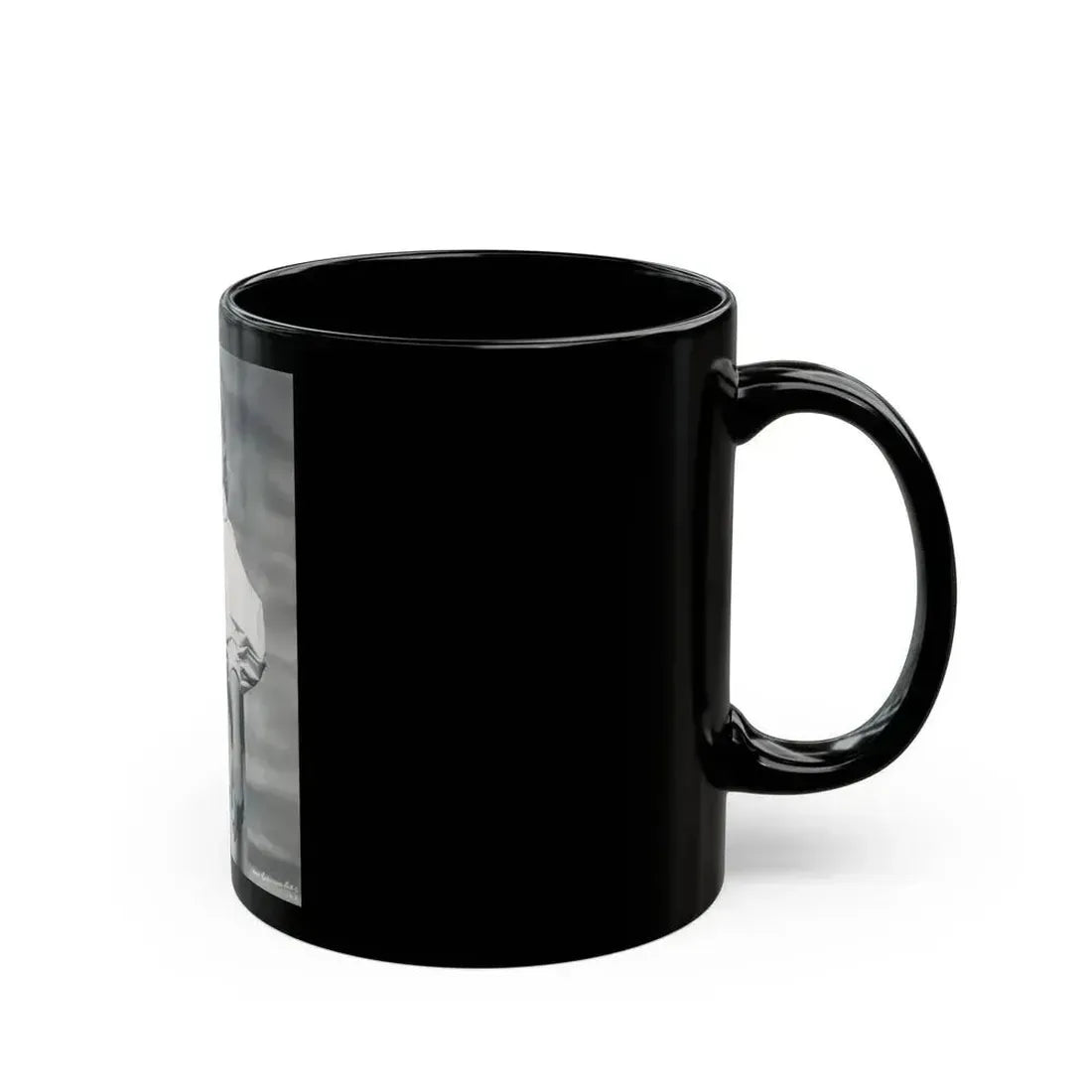 Ann Robinson #15 (Vintage Female Icon) Black Coffee Mug - Go Mug Yourself