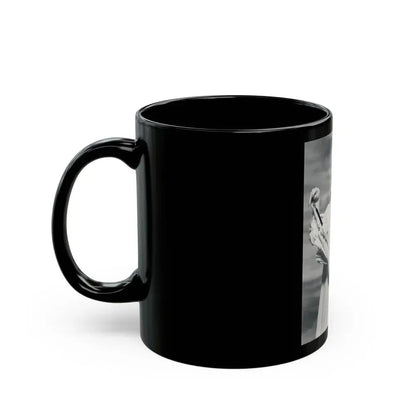 Ann Robinson #15 (Vintage Female Icon) Black Coffee Mug - Go Mug Yourself