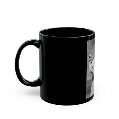 Ann Robinson #15 (Vintage Female Icon) Black Coffee Mug - Go Mug Yourself