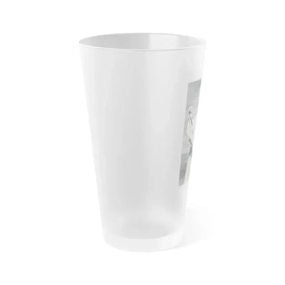Ann Robinson #15 (Vintage Female Icon) Frosted Pint Glass 16oz - Go Mug Yourself