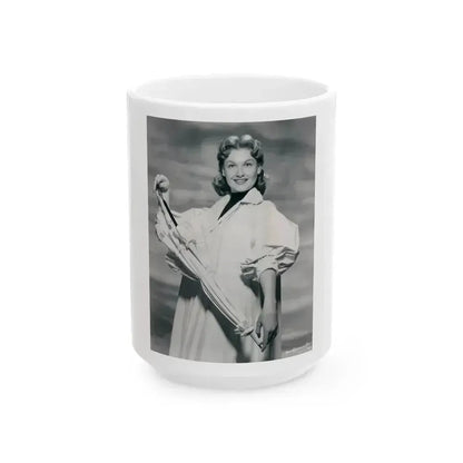Ann Robinson #15 (Vintage Female Icon) White Coffee Mug 15oz - Go Mug Yourself