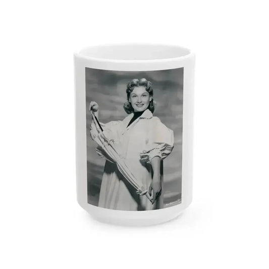 Ann Robinson #15 (Vintage Female Icon) White Coffee Mug 15oz - Go Mug Yourself