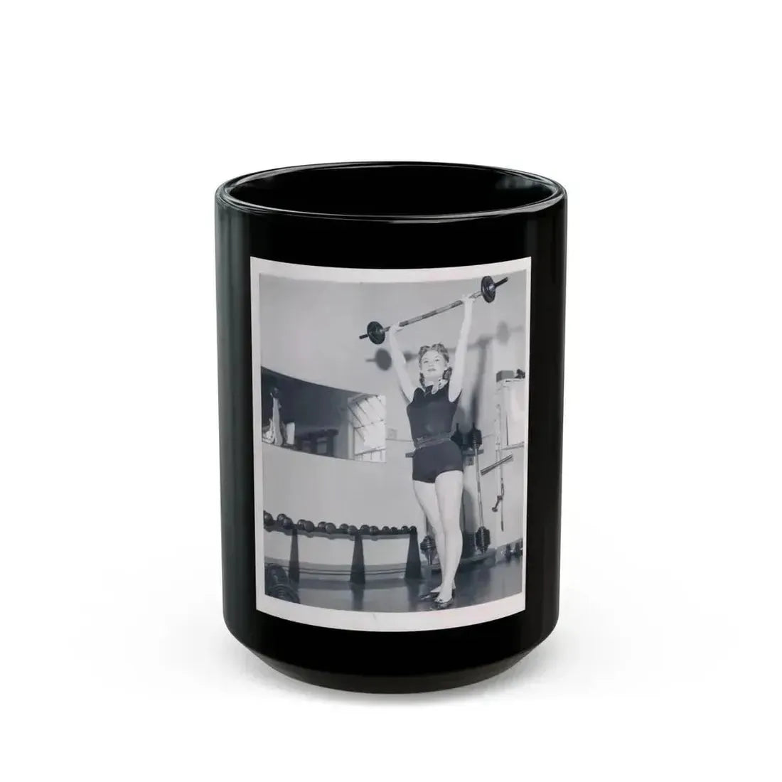 Ann Robinson #16 (Vintage Female Icon) Black Coffee Mug 15oz - Go Mug Yourself