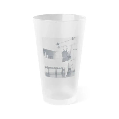 Ann Robinson #16 (Vintage Female Icon) Frosted Pint Glass 16oz 16oz Frosted - Go Mug Yourself