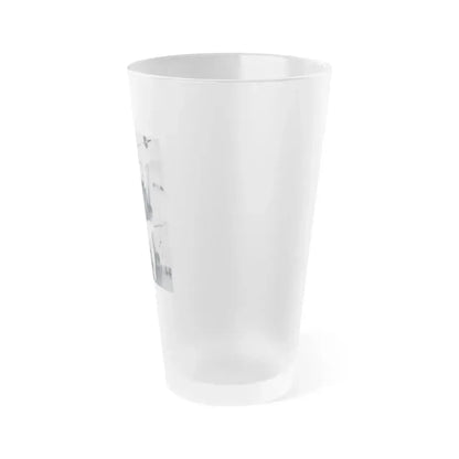 Ann Robinson #16 (Vintage Female Icon) Frosted Pint Glass 16oz - Go Mug Yourself