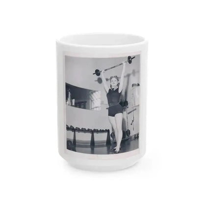 Ann Robinson #16 (Vintage Female Icon) White Coffee Mug 15oz - Go Mug Yourself