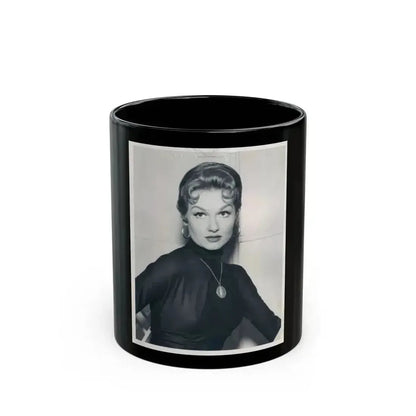 Ann Robinson #17 (Vintage Female Icon) Black Coffee Mug 11oz - Go Mug Yourself