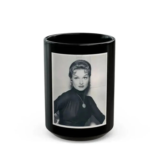 Ann Robinson #17 (Vintage Female Icon) Black Coffee Mug 15oz - Go Mug Yourself