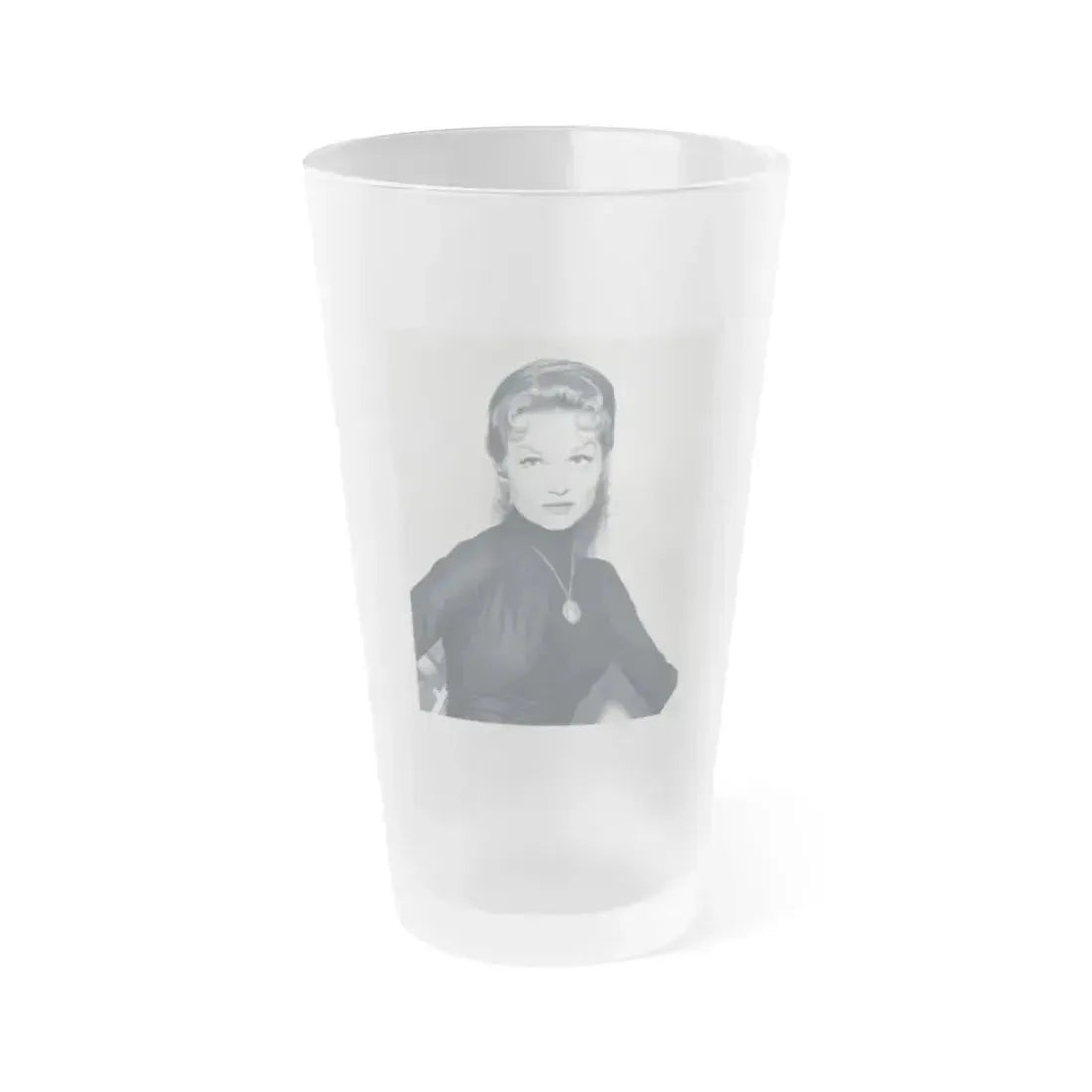 Ann Robinson #17 (Vintage Female Icon) Frosted Pint Glass 16oz 16oz Frosted - Go Mug Yourself