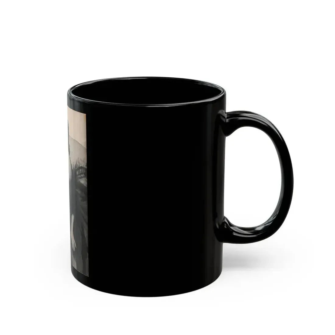 Ann Robinson #18 - Ann on Back Cover in B&W from TEMPO Pocket Mag. 11-29-55 (Vintage Female Icon) Black Coffee Mug - Go Mug Yourself