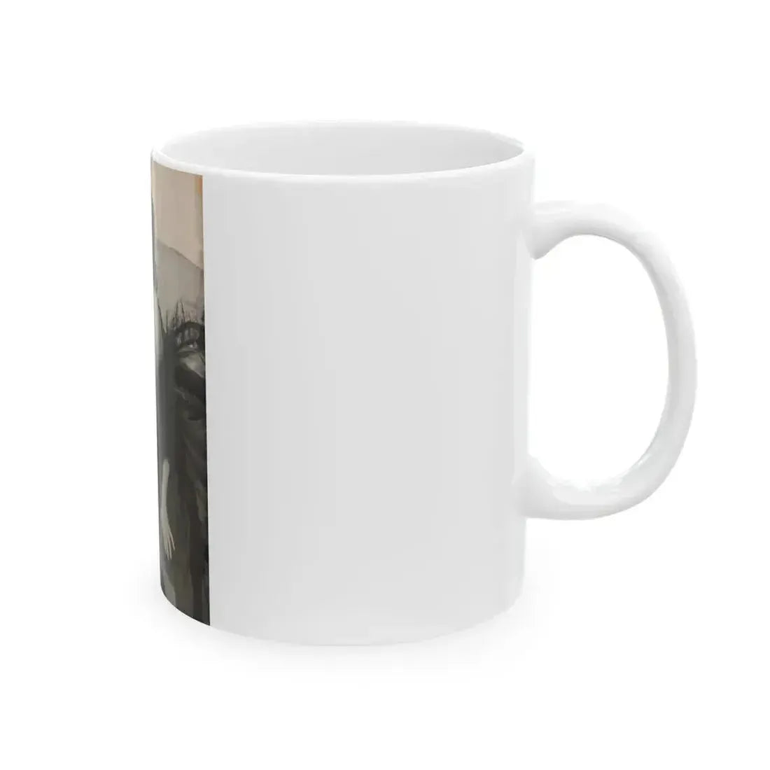 Ann Robinson #18 - Ann on Back Cover in B&W from TEMPO Pocket Mag. 11-29-55 (Vintage Female Icon) White Coffee Mug - Go Mug Yourself