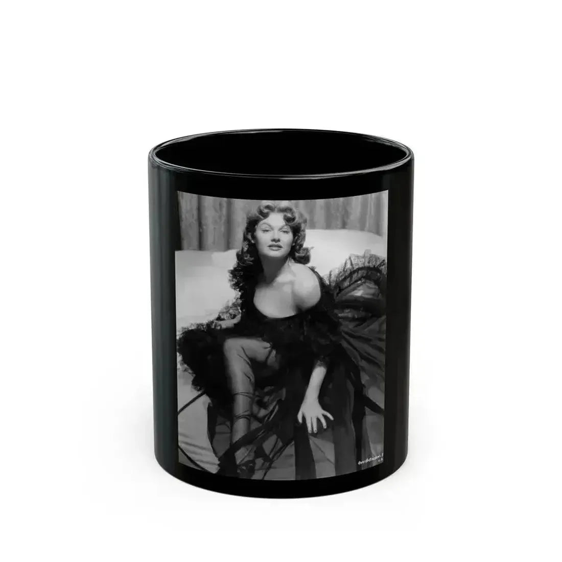 Ann Robinson #20 (Vintage Female Icon) Black Coffee Mug 11oz - Go Mug Yourself