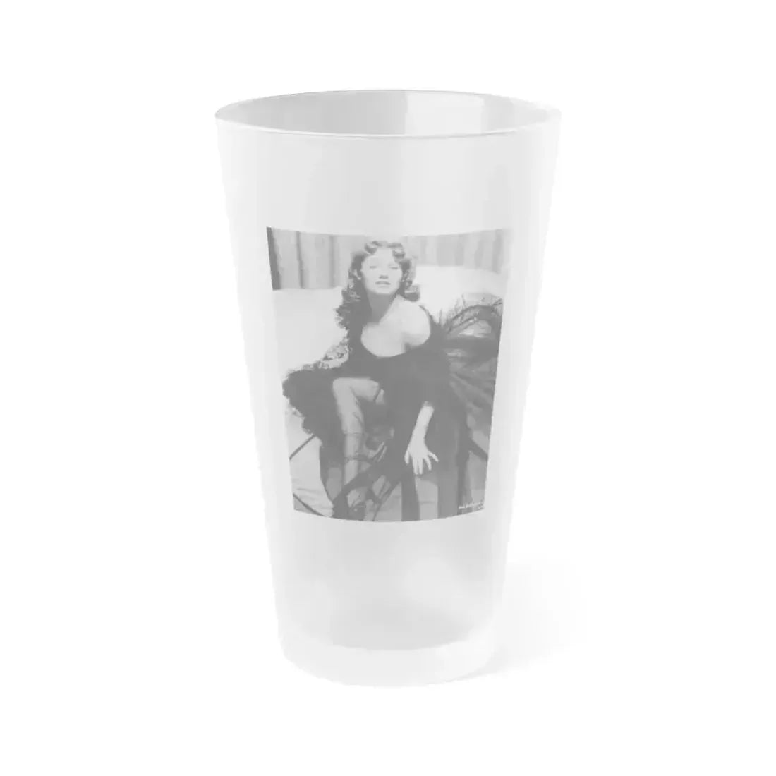 Ann Robinson #20 (Vintage Female Icon) Frosted Pint Glass 16oz 16oz Frosted - Go Mug Yourself