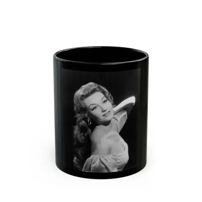 Ann Robinson #24 (Vintage Female Icon) Black Coffee Mug 11oz - Go Mug Yourself