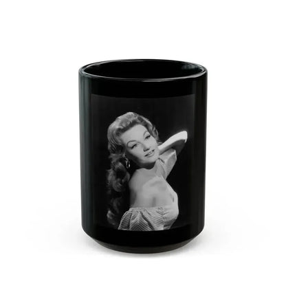 Ann Robinson #24 (Vintage Female Icon) Black Coffee Mug 15oz - Go Mug Yourself