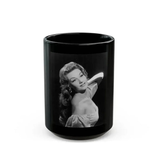 Ann Robinson #24 (Vintage Female Icon) Black Coffee Mug 15oz - Go Mug Yourself
