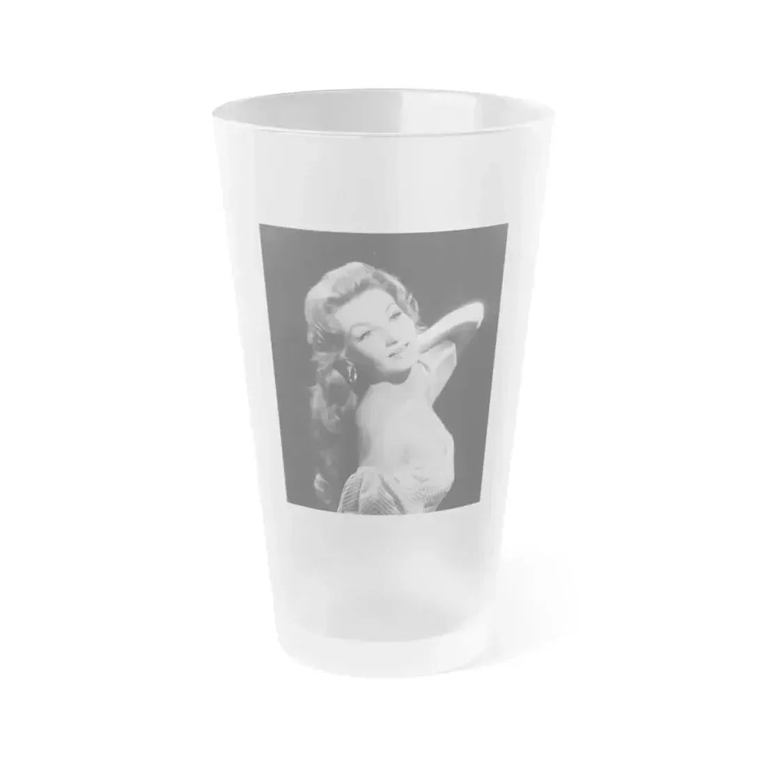Ann Robinson #24 (Vintage Female Icon) Frosted Pint Glass 16oz 16oz Frosted - Go Mug Yourself