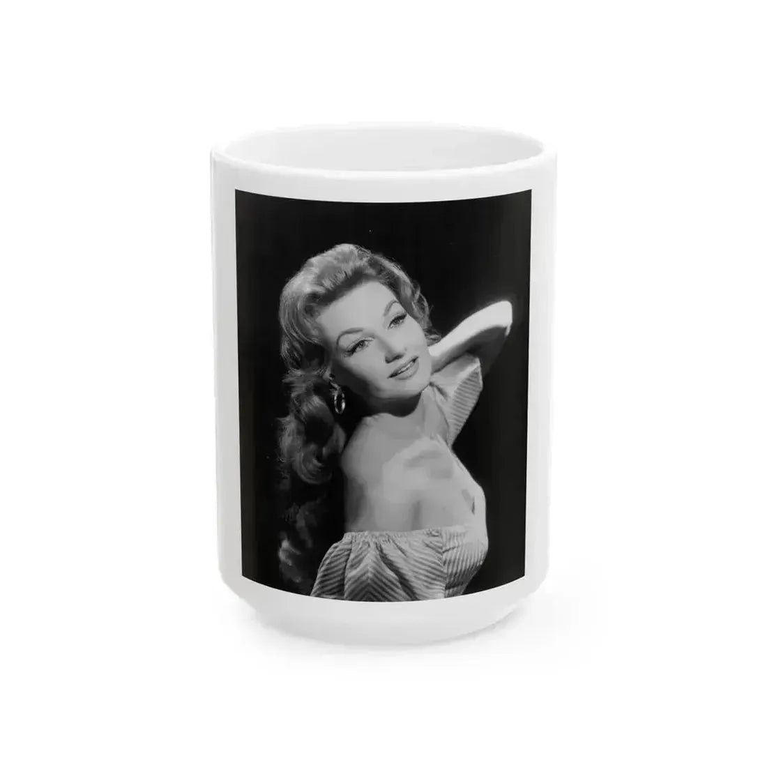 Ann Robinson #24 (Vintage Female Icon) White Coffee Mug 15oz - Go Mug Yourself