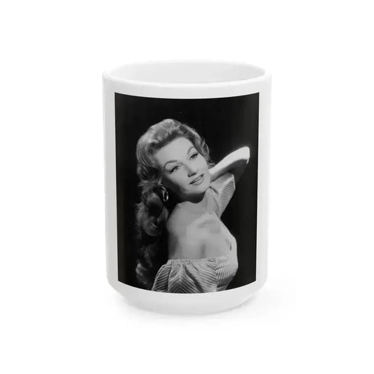 Ann Robinson #24 (Vintage Female Icon) White Coffee Mug 15oz - Go Mug Yourself