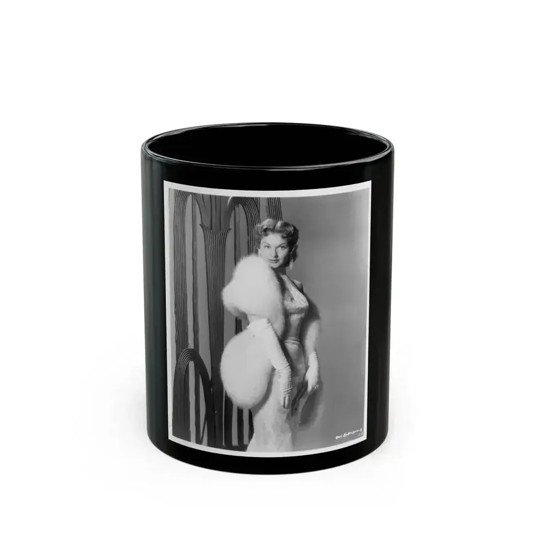 Ann Robinson #25 (Vintage Female Icon) Black Coffee Mug 11oz - Go Mug Yourself