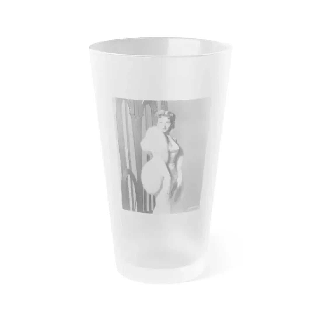 Ann Robinson #25 (Vintage Female Icon) Frosted Pint Glass 16oz 16oz Frosted - Go Mug Yourself