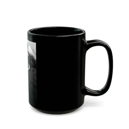 Ann Robinson #27 (Vintage Female Icon) Black Coffee Mug - Go Mug Yourself