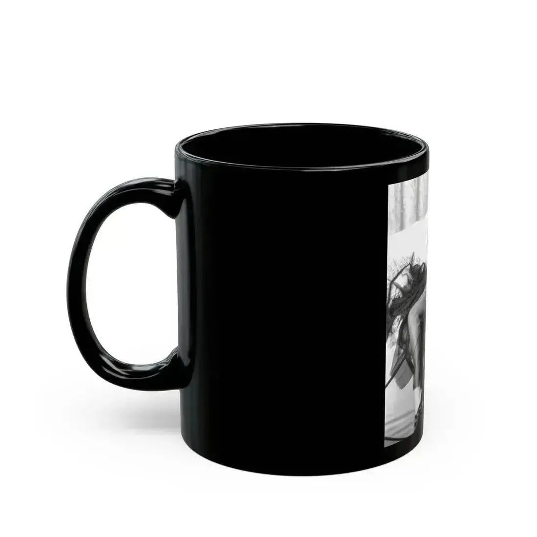 Ann Robinson #27 (Vintage Female Icon) Black Coffee Mug - Go Mug Yourself