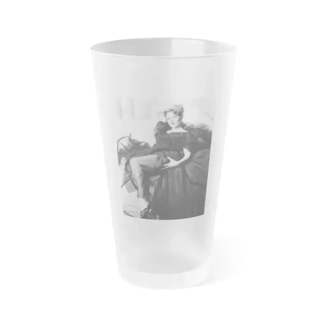 Ann Robinson #27 (Vintage Female Icon) Frosted Pint Glass 16oz 16oz Frosted - Go Mug Yourself