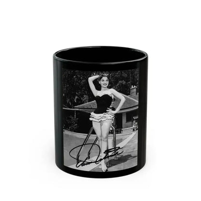 Ann Robinson #28 (Vintage Female Icon) Black Coffee Mug 11oz - Go Mug Yourself