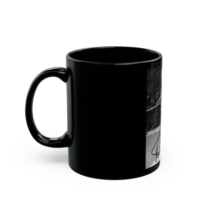 Ann Robinson #28 (Vintage Female Icon) Black Coffee Mug - Go Mug Yourself