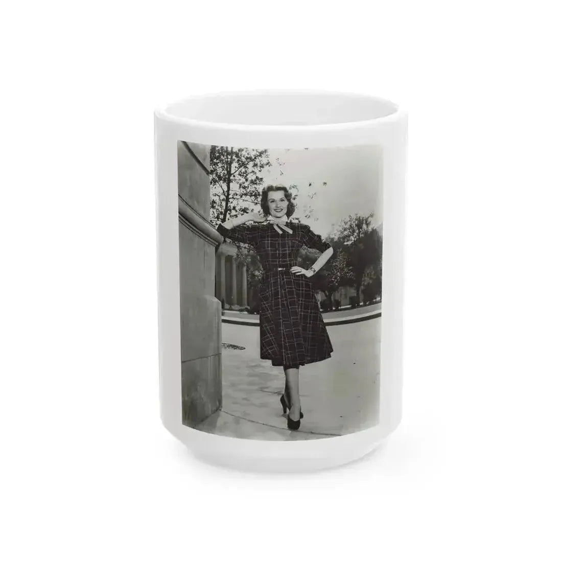 Ann Robinson #29 (Vintage Female Icon) White Coffee Mug 15oz - Go Mug Yourself