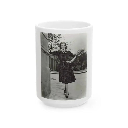 Ann Robinson #29 (Vintage Female Icon) White Coffee Mug 15oz - Go Mug Yourself