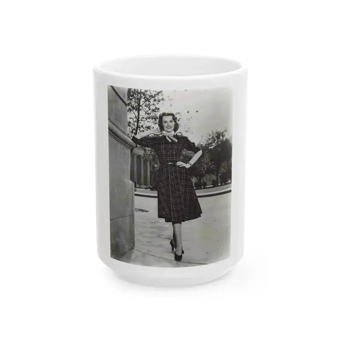 Ann Robinson #29 (Vintage Female Icon) White Coffee Mug 15oz - Go Mug Yourself
