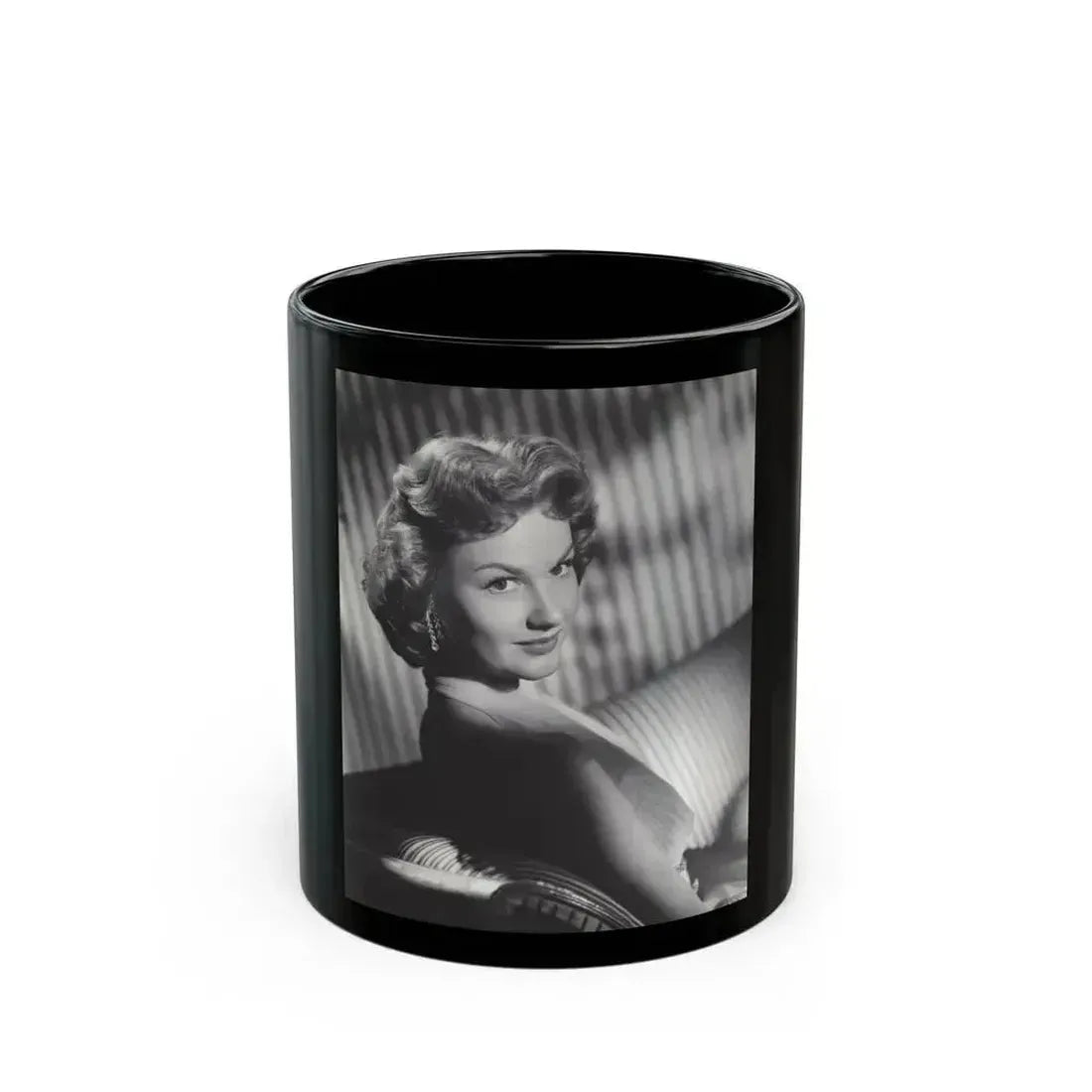 Ann Robinson #39 (Vintage Female Icon) Black Coffee Mug 11oz - Go Mug Yourself