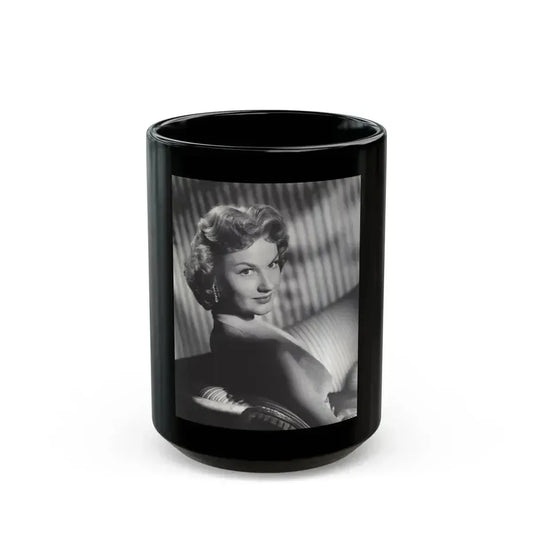 Ann Robinson #39 (Vintage Female Icon) Black Coffee Mug 15oz - Go Mug Yourself