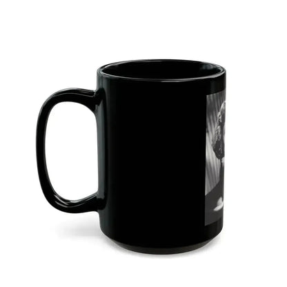 Ann Robinson #39 (Vintage Female Icon) Black Coffee Mug - Go Mug Yourself