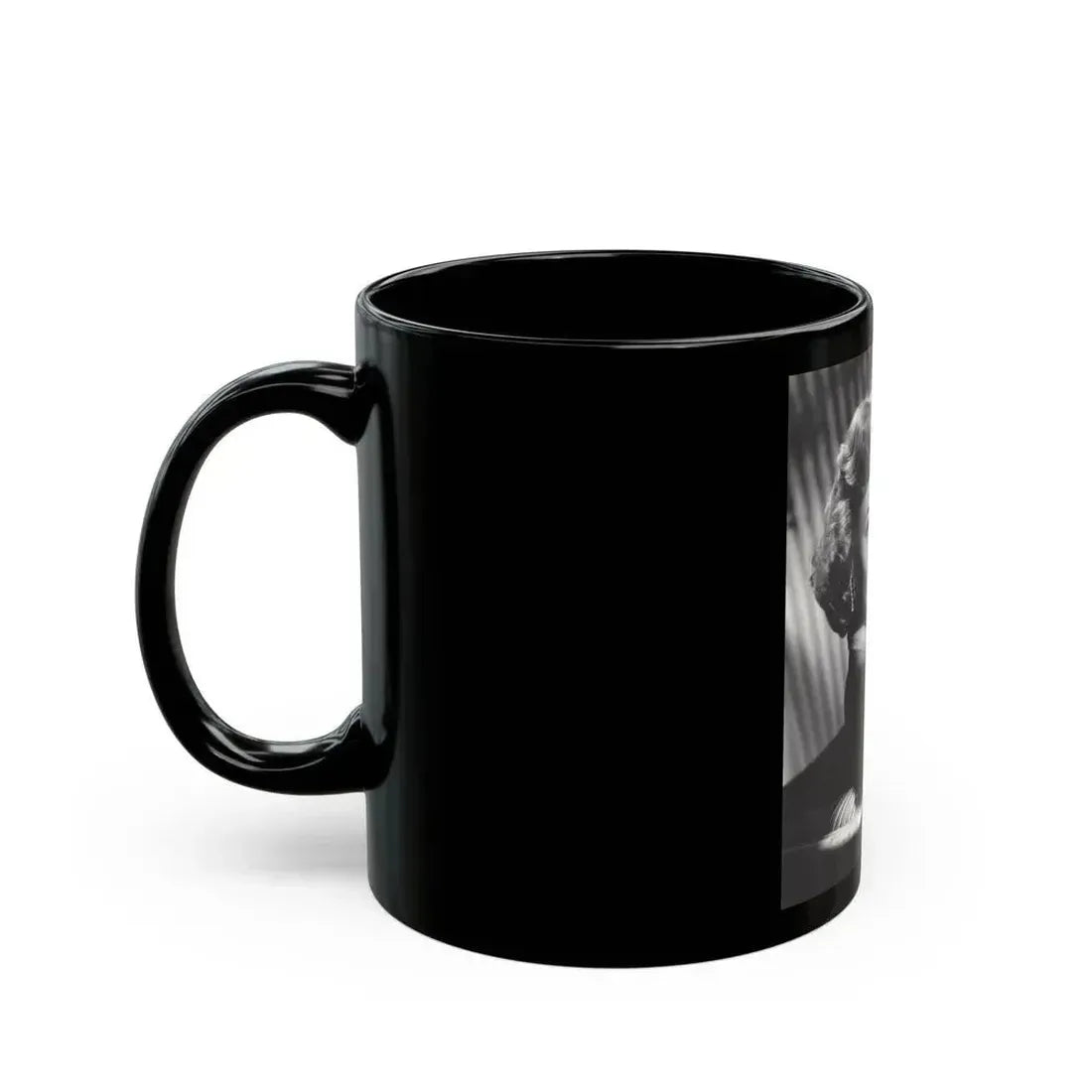 Ann Robinson #39 (Vintage Female Icon) Black Coffee Mug - Go Mug Yourself