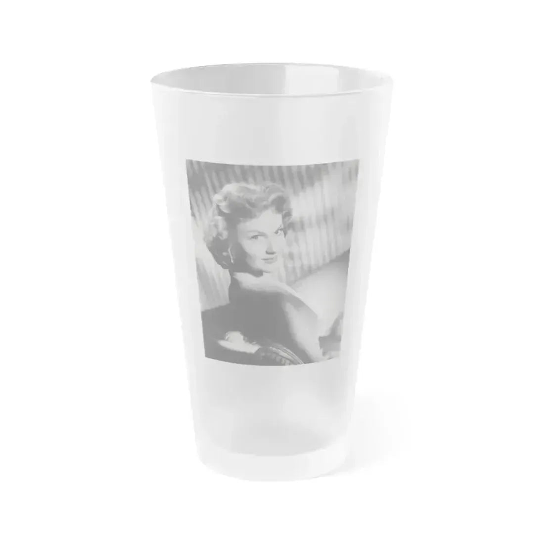 Ann Robinson #39 (Vintage Female Icon) Frosted Pint Glass 16oz 16oz Frosted - Go Mug Yourself