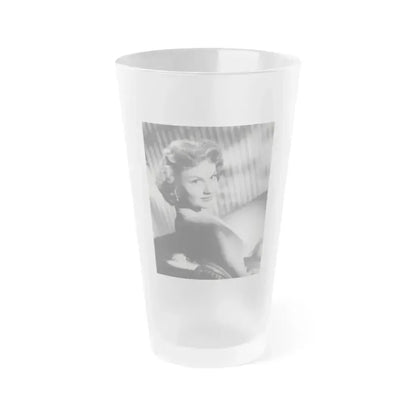Ann Robinson #39 (Vintage Female Icon) Frosted Pint Glass 16oz 16oz Frosted - Go Mug Yourself
