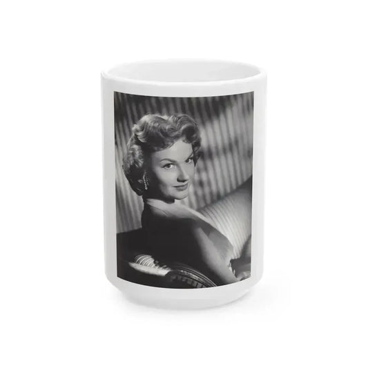 Ann Robinson #39 (Vintage Female Icon) White Coffee Mug 15oz - Go Mug Yourself