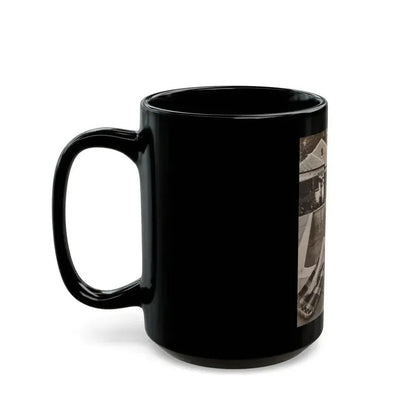 Ann Robinson #41 (Vintage Female Icon) Black Coffee Mug - Go Mug Yourself