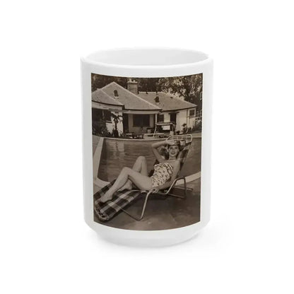 Ann Robinson #41 (Vintage Female Icon) White Coffee Mug 15oz - Go Mug Yourself