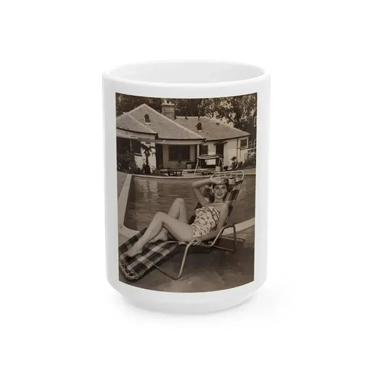 Ann Robinson #41 (Vintage Female Icon) White Coffee Mug 15oz - Go Mug Yourself