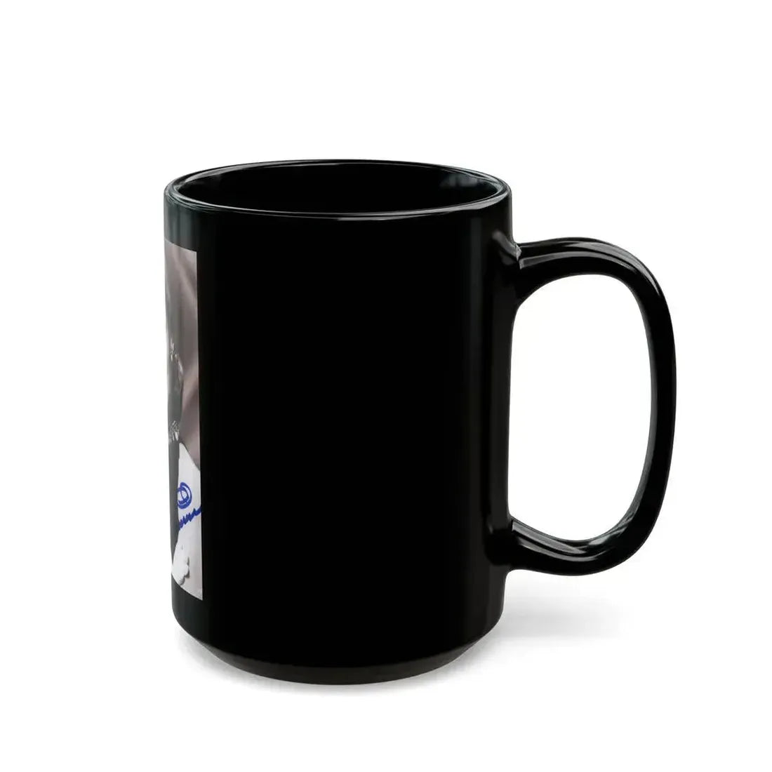 Ann Robinson #42 - 4x6 B&W Signed Glamour Head & Shoulder Photo (Vintage Female Icon) Black Coffee Mug - Go Mug Yourself