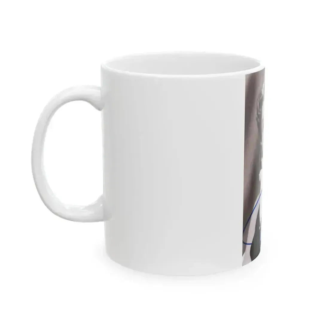 Ann Robinson #42 - 4x6 B&W Signed Glamour Head & Shoulder Photo (Vintage Female Icon) White Coffee Mug - Go Mug Yourself